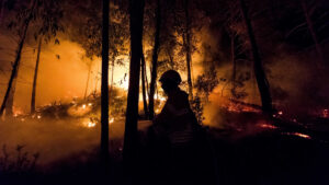 Arrestata per aver appiccato 4 incendi a Oleiros "in una zona vicina alle abitazioni".