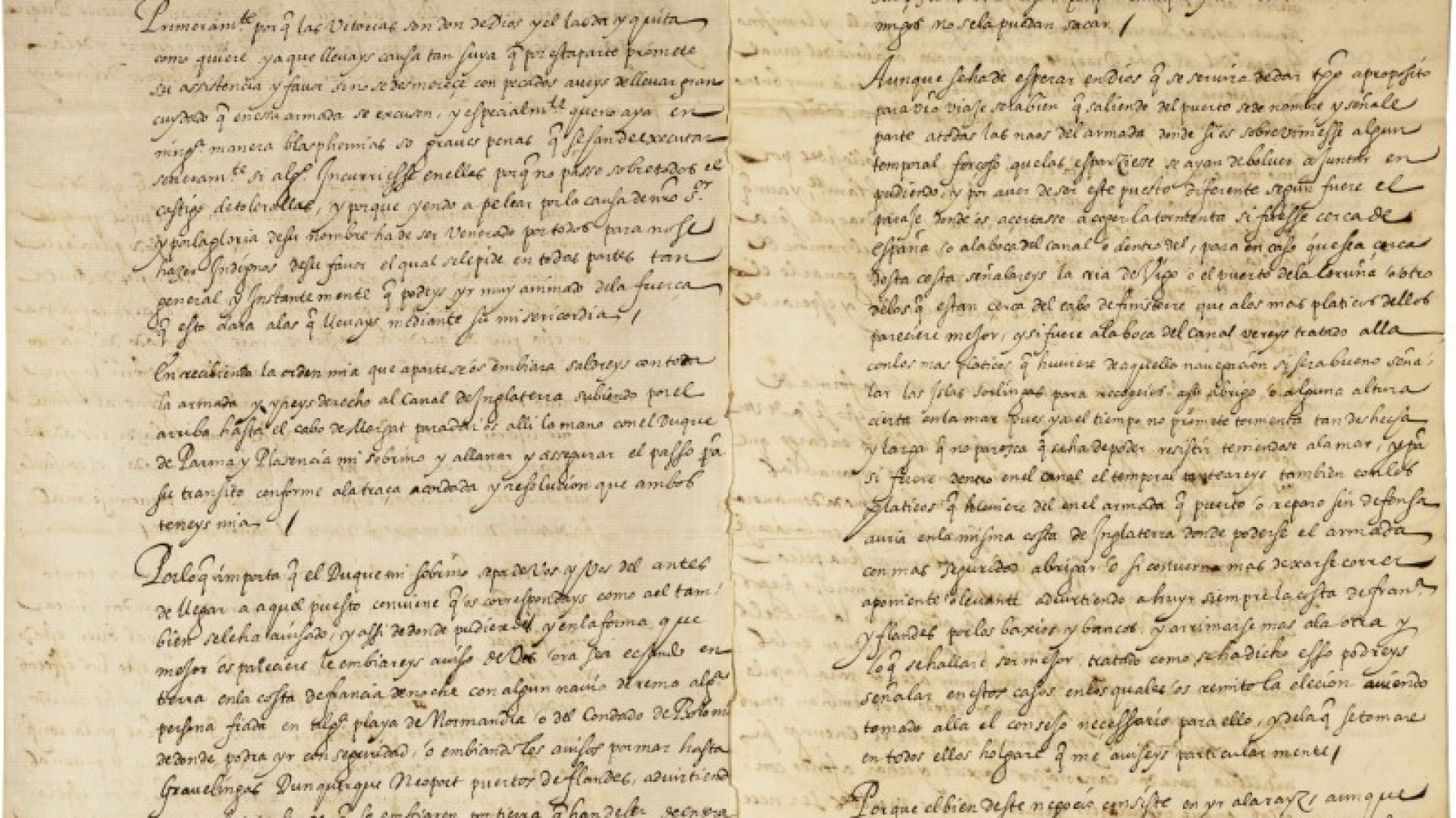 Lettere di Filippo II con ordine contro pretendente al trono messe all'asta