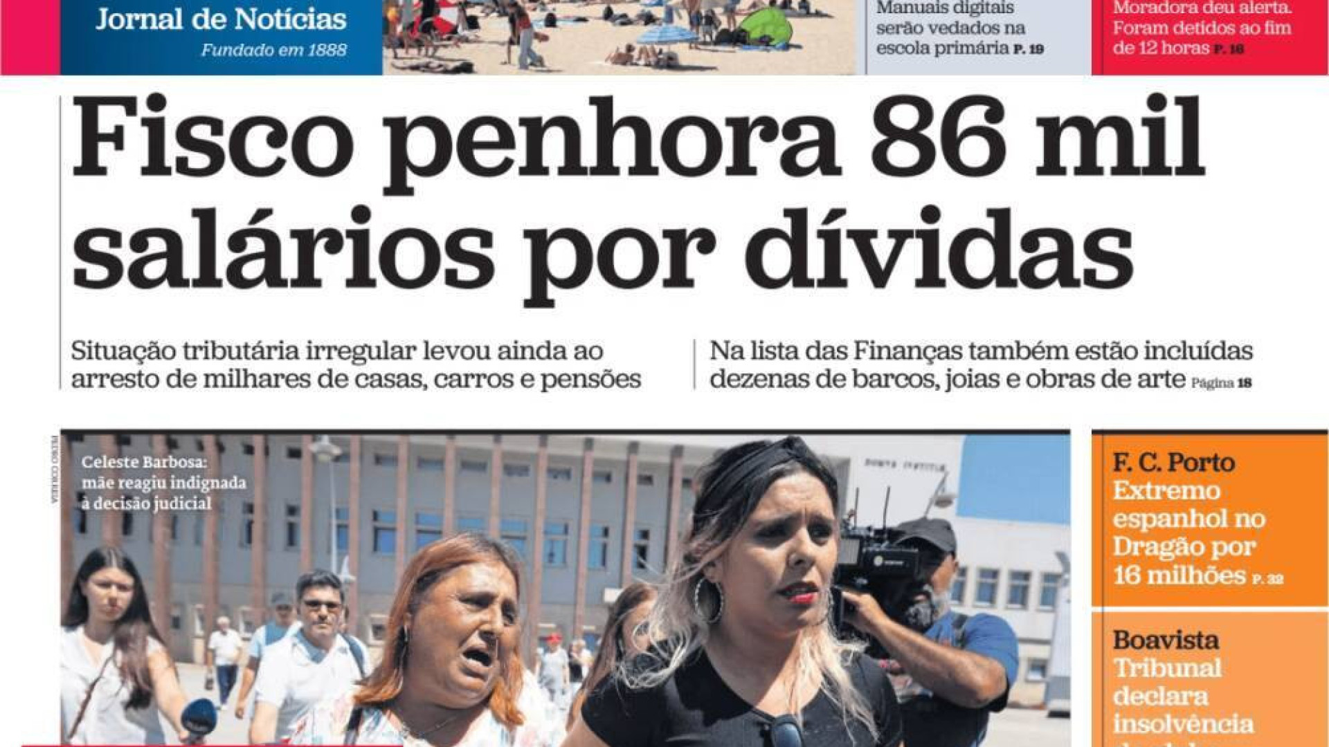 Oggi è notizia: 86 mila stipendi pignorati; Cittadinanza I genitori saranno ascoltati.